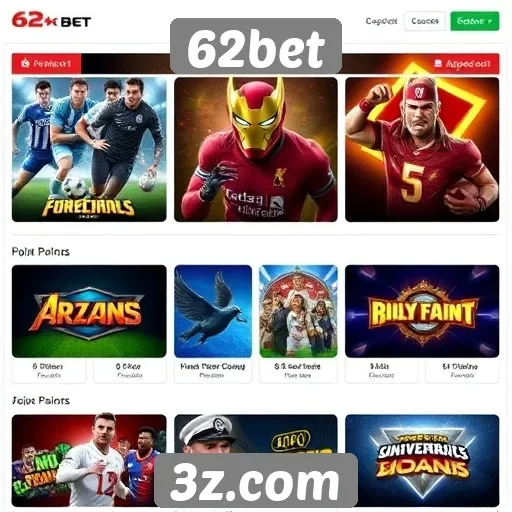 62bet análise das opções de jogos disponíveis